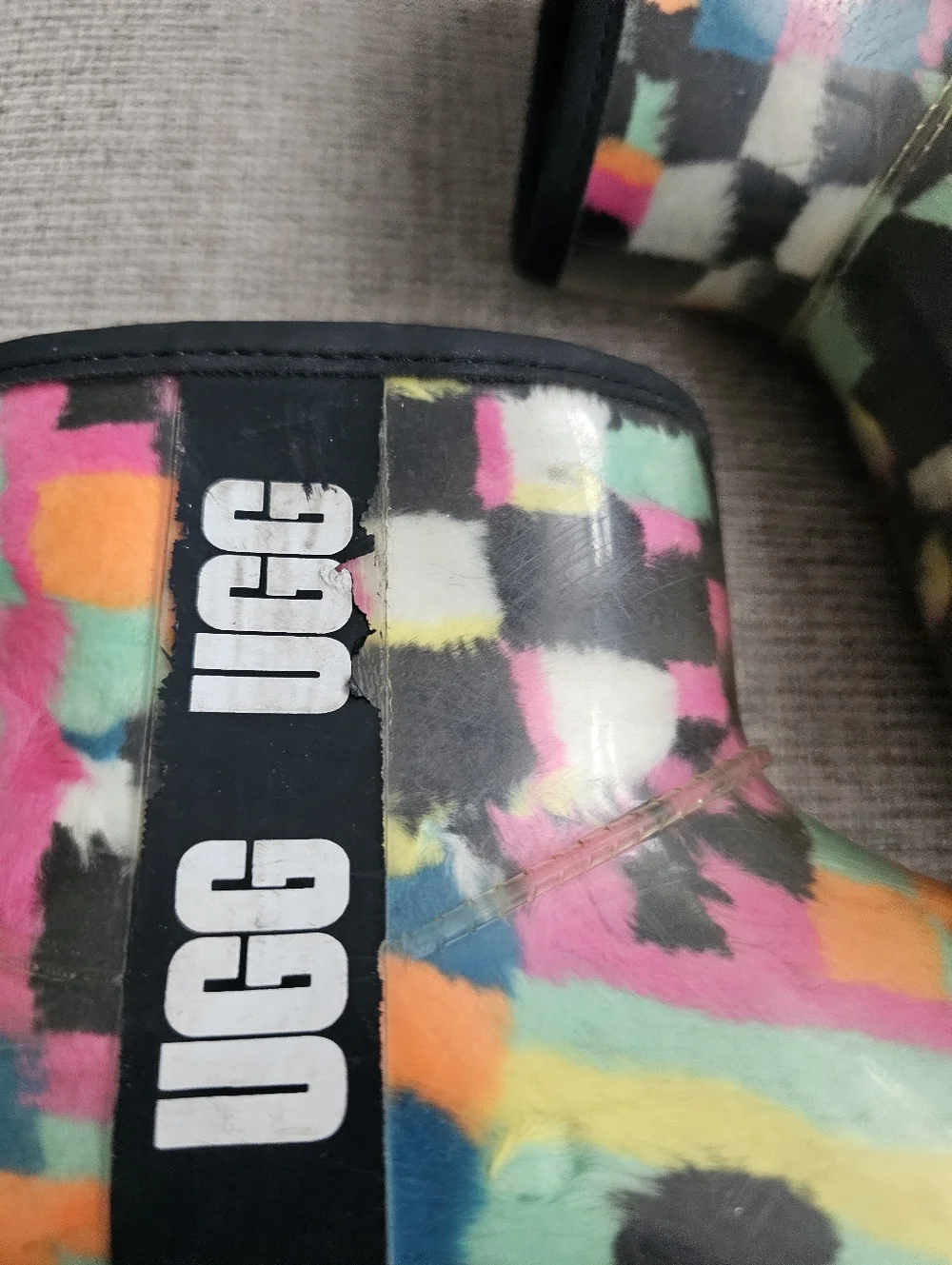 UGG Classic Clear Mini Checks